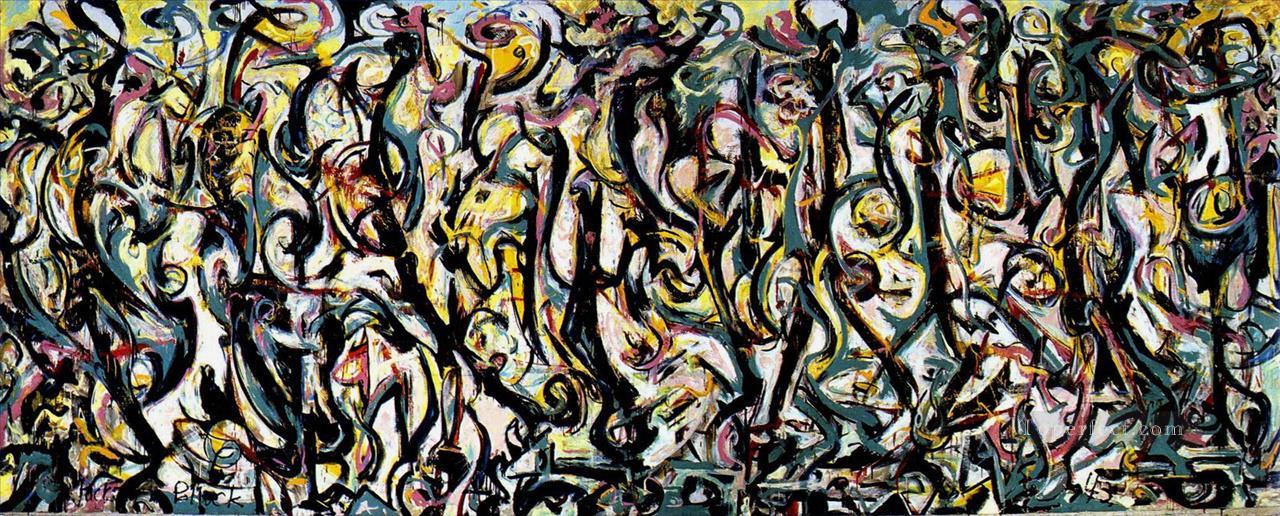 Jackson Pollock Mural Oil Paintings